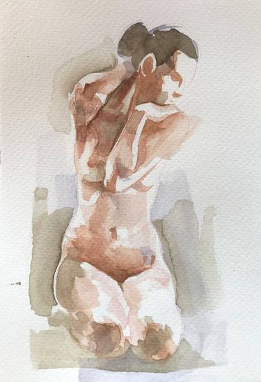 Kneeling nude thumb