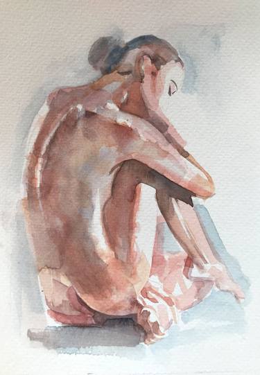 Original Impressionism Nude Paintings by Zsolt Maticska