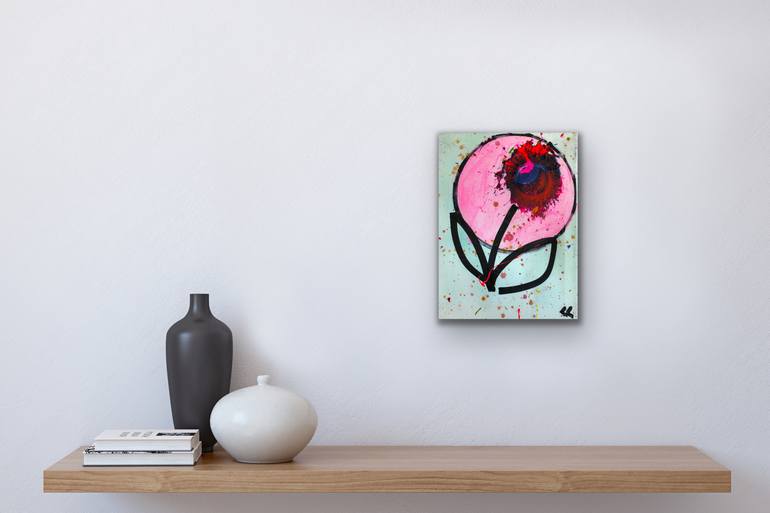 Original Modern Floral Painting by Chris Crewe