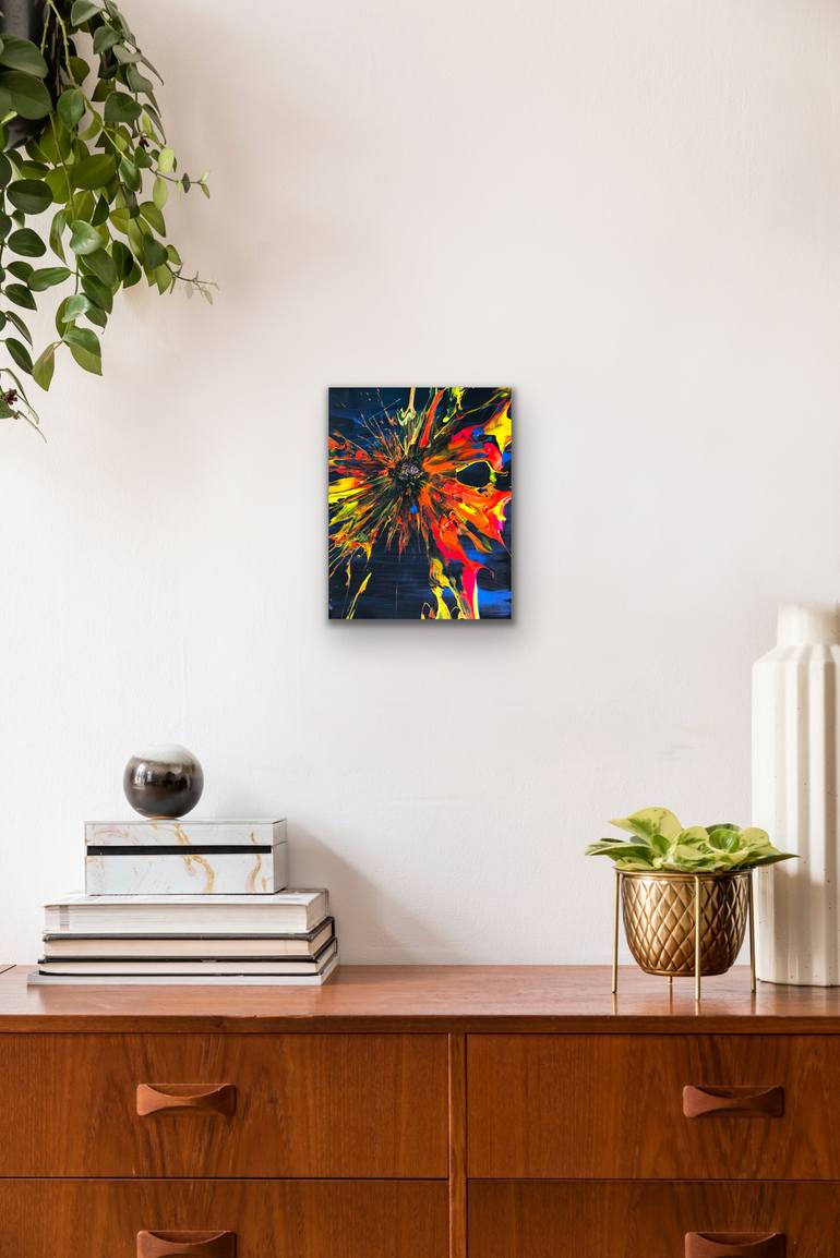 Original Abstract Expressionism Abstract Painting by Chris Crewe