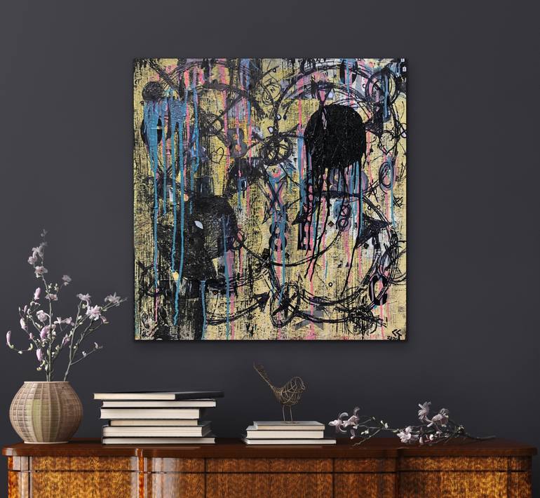 Original Abstract Painting by Chris Crewe