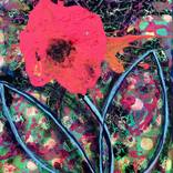 Reflex Red Blossom Bursting (one hit with a sledgehammer) by Chris Crewe