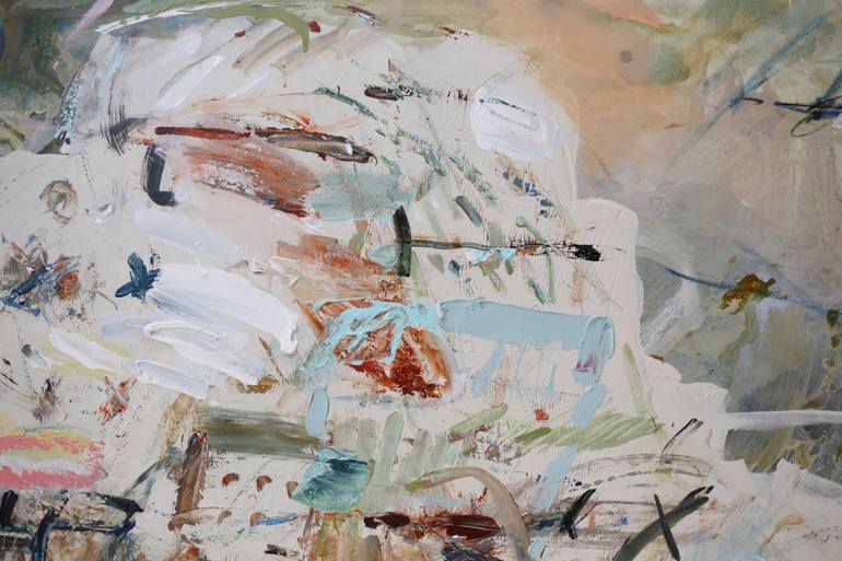 Original Contemporary Abstract Painting by Heun Oak Kim