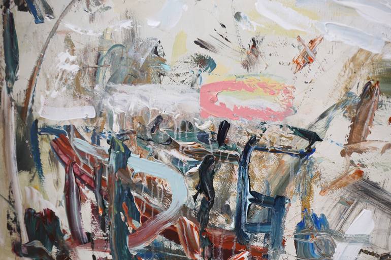 Original Contemporary Abstract Painting by Heun Oak Kim