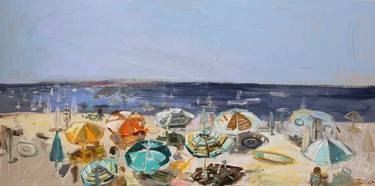 Original Contemporary Beach Paintings by Heun Oak Kim