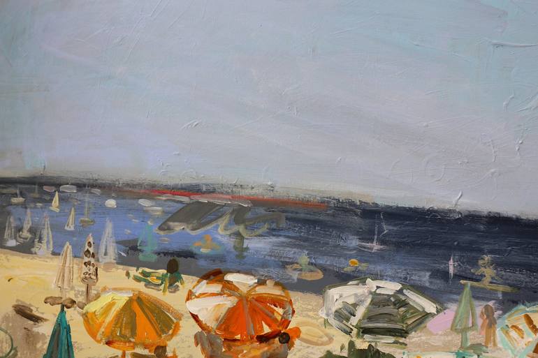 Original Contemporary Beach Painting by Heun Oak Kim