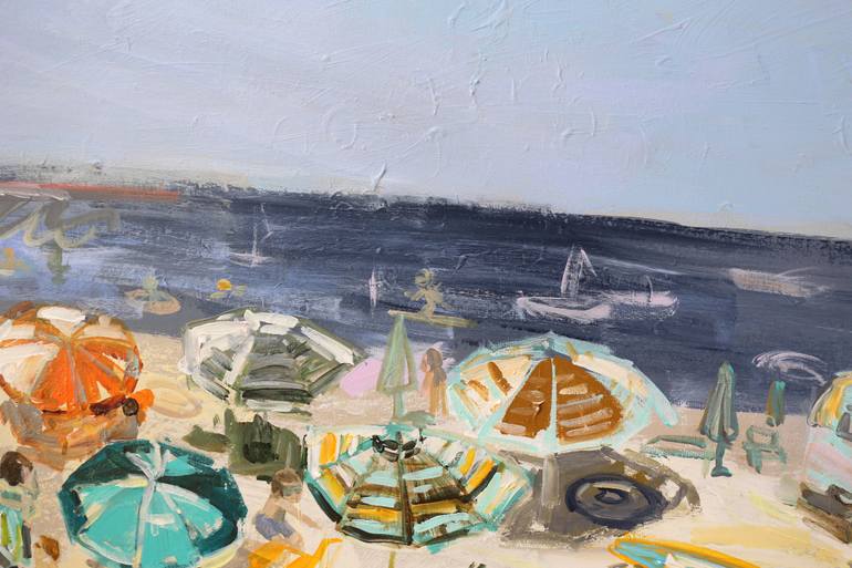 Original Contemporary Beach Painting by Heun Oak Kim