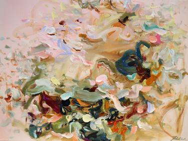 Original Abstract Paintings by Heun Oak Kim