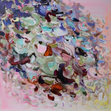 Original Abstract Paintings by Heun Oak Kim