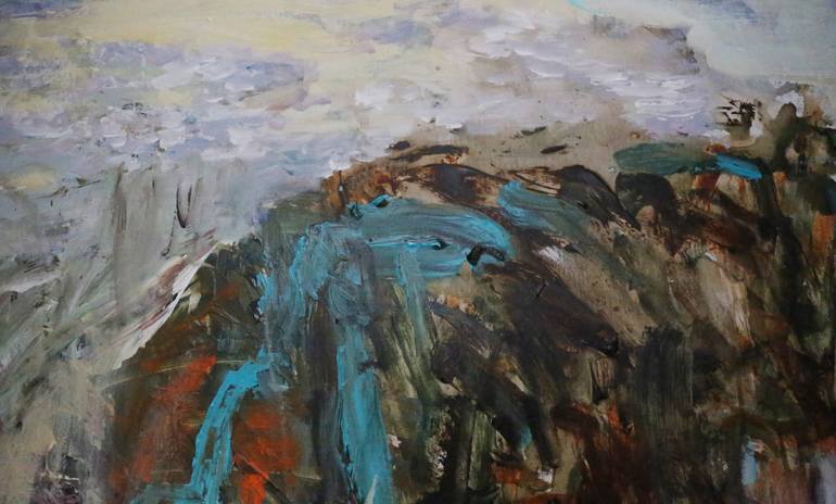 Original Contemporary Seascape Painting by Heun Oak Kim