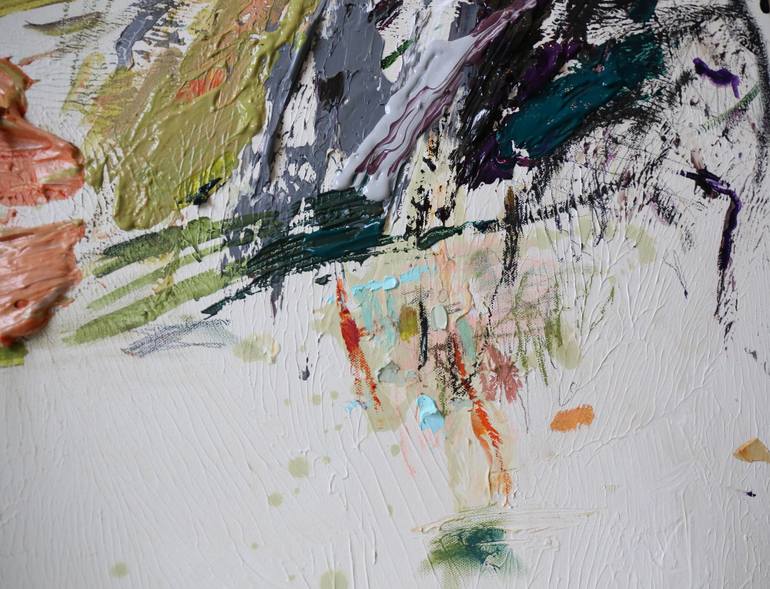 Original Illustration Abstract Painting by Heun Oak Kim