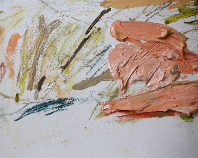 Original Illustration Abstract Painting by Heun Oak Kim