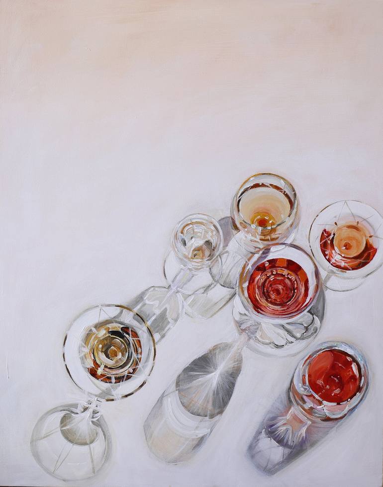 Original Food & Drink Painting by Heun Oak Kim