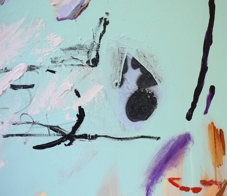 Original Illustration Abstract Painting by Heun Oak Kim