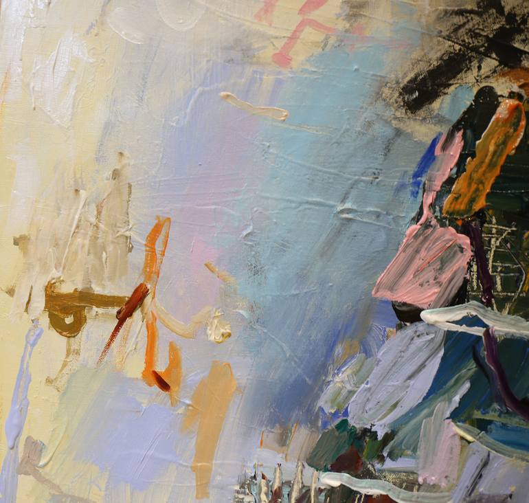 Original Illustration Abstract Painting by Heun Oak Kim