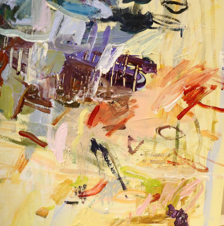 Original Illustration Abstract Painting by Heun Oak Kim