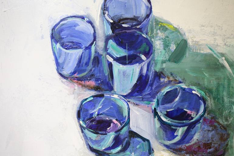 Original Contemporary Food & Drink Painting by Heun Oak Kim