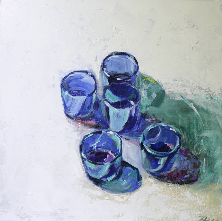 Original Contemporary Food & Drink Painting by Heun Oak Kim