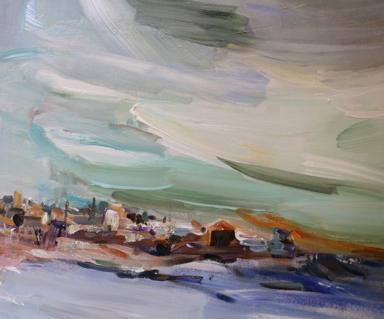 Original Illustration Abstract Painting by Heun Oak Kim