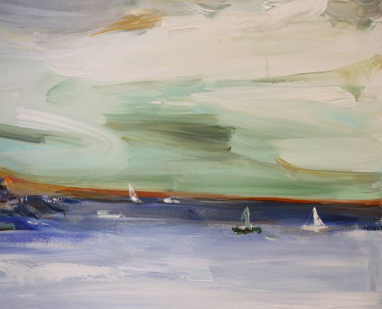 Original Illustration Abstract Painting by Heun Oak Kim