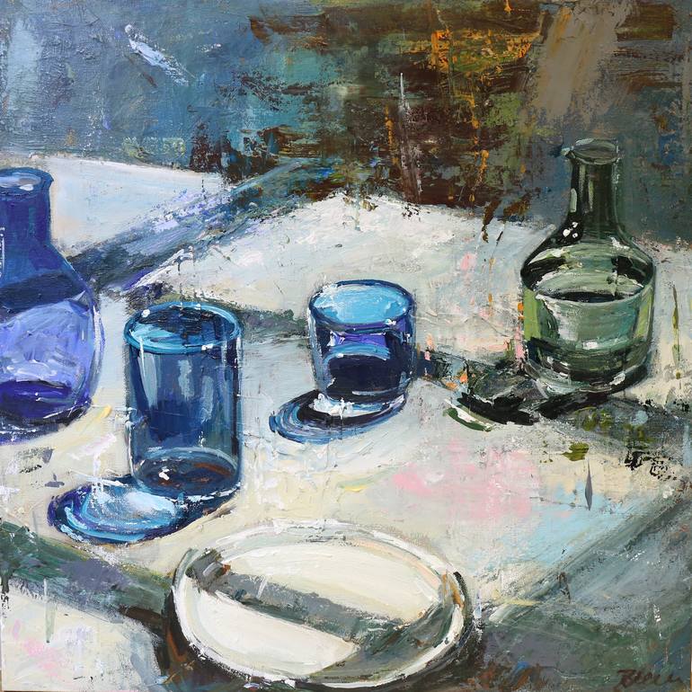 Original Contemporary Still Life Painting by Heun Oak Kim