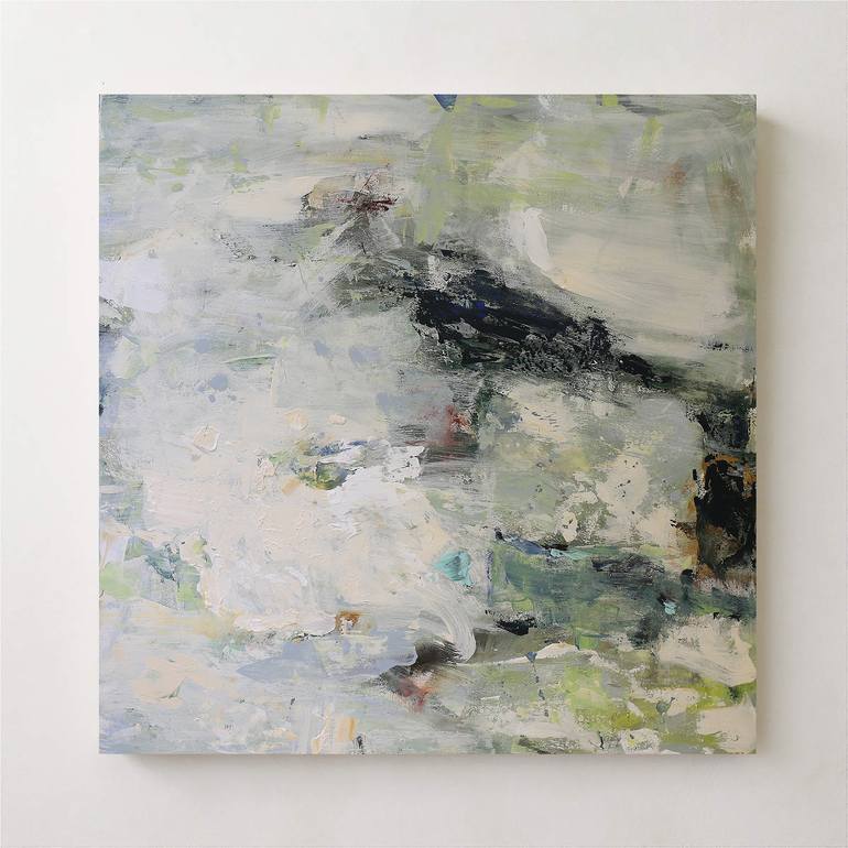 Original Abstract Expressionism Abstract Paintings by Heun Oak Kim