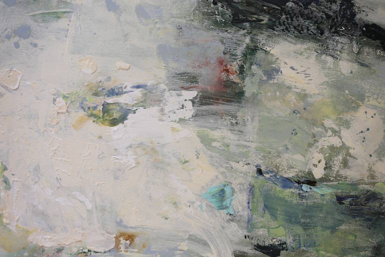 Original Abstract Expressionism Abstract Painting by Heun Oak Kim