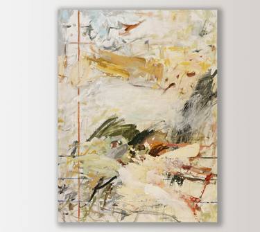 Original Abstract Expressionism Abstract Paintings by Heun Oak Kim