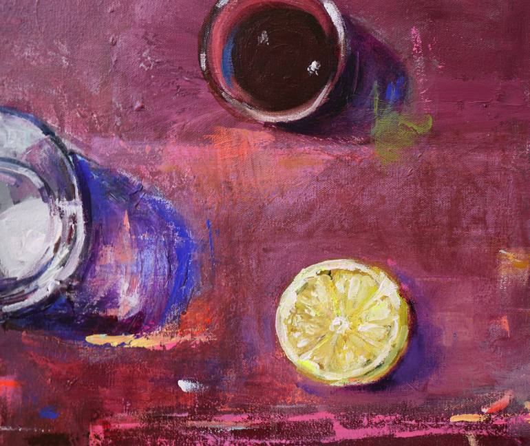 Original Contemporary Food & Drink Painting by Heun Oak Kim