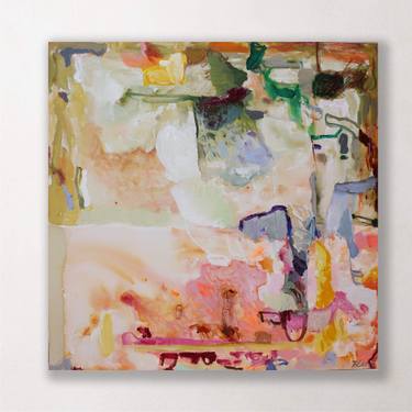 Original Abstract Expressionism Abstract Paintings by Heun Oak Kim