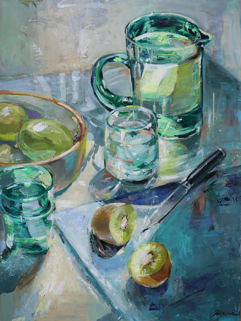 Original Contemporary Still Life Painting by Heun Oak Kim