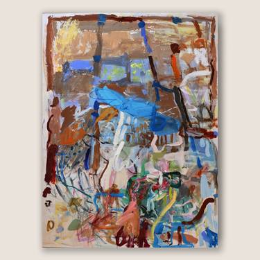 Original Contemporary Abstract Paintings by Heun Oak Kim