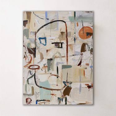 Original Illustration Abstract Paintings by Heun Oak Kim