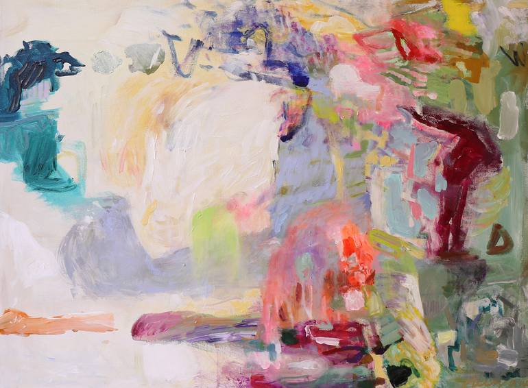 Original Illustration Abstract Painting by Heun Oak Kim