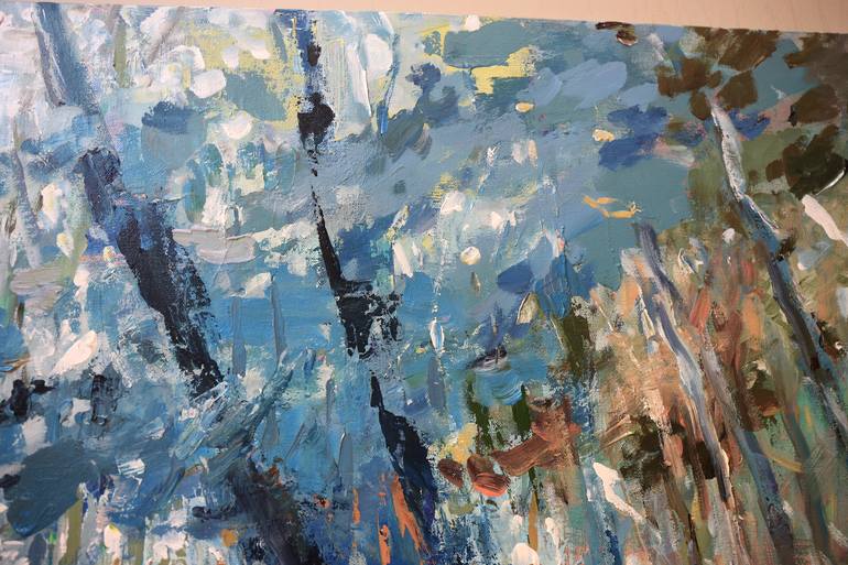 Original Contemporary Landscape Painting by Heun Oak Kim
