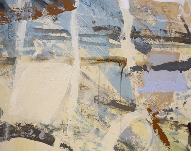 Original Abstract Expressionism Abstract Painting by Heun Oak Kim