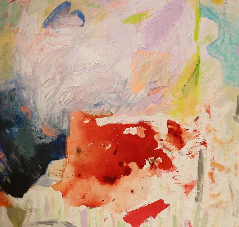 Original Contemporary Abstract Painting by Heun Oak Kim