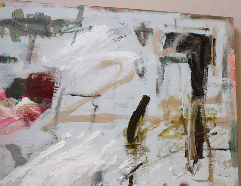 Original Abstract Expressionism Abstract Painting by Heun Oak Kim