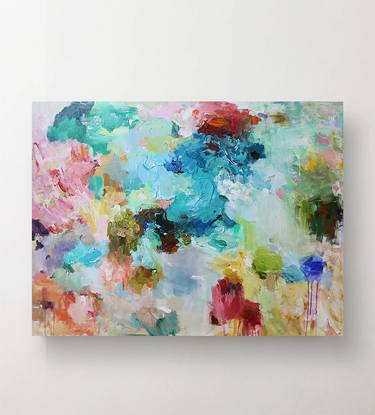 Original Abstract Paintings by Heun Oak Kim