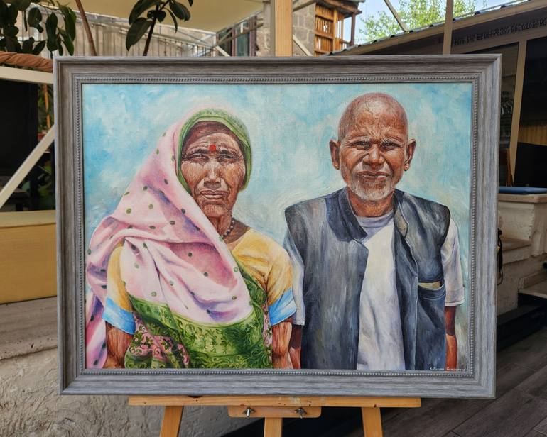 Original Figurative People Painting by Kateryna Goncharova