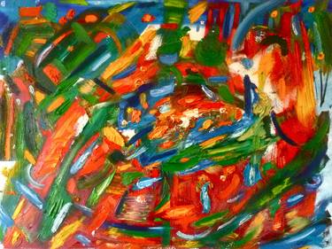 Original Abstract Expressionism Abstract Paintings by Char PuraVida