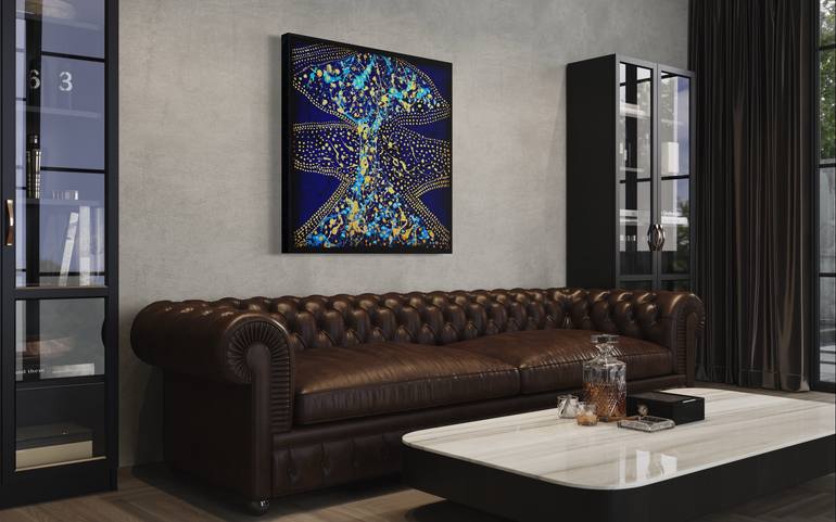 Original Abstract Expressionism Abstract Painting by Char Puravida