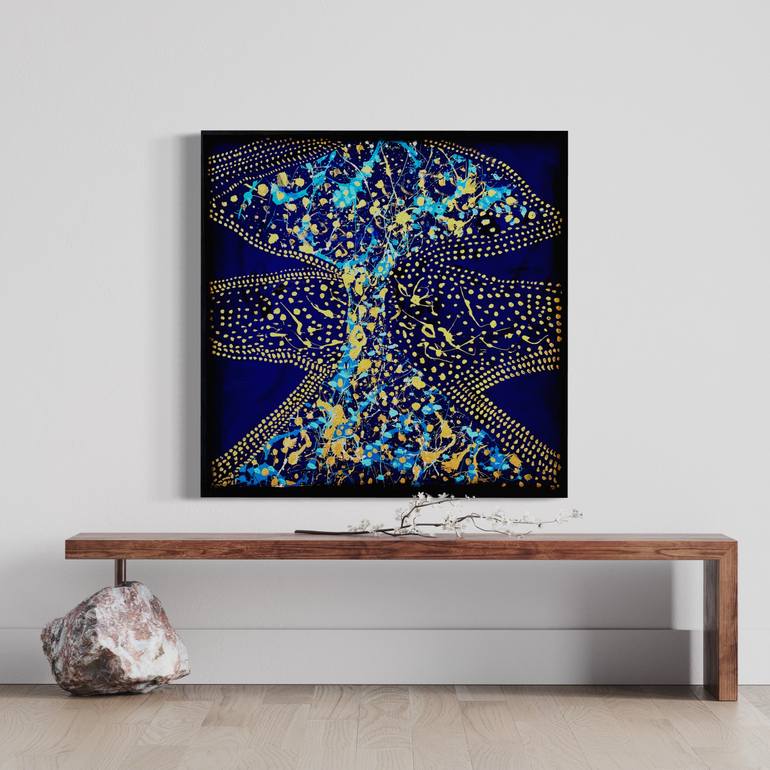Original Abstract Expressionism Abstract Painting by Char Puravida