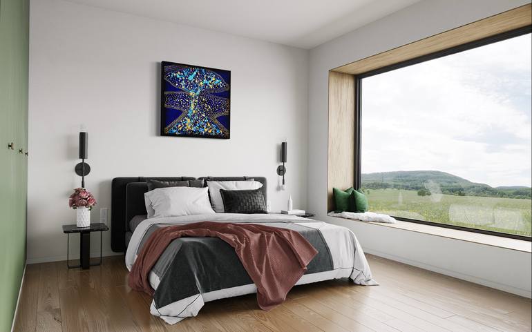 Original Abstract Expressionism Abstract Painting by Char Puravida