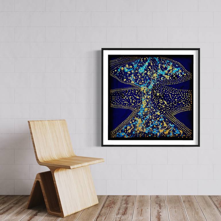 Original Abstract Expressionism Abstract Painting by Char Puravida