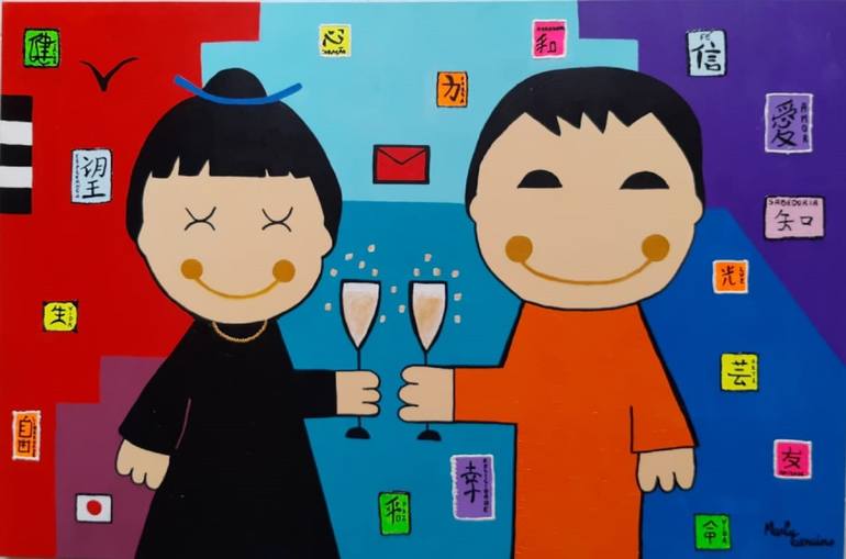 Original Family Painting by Marly Genuino