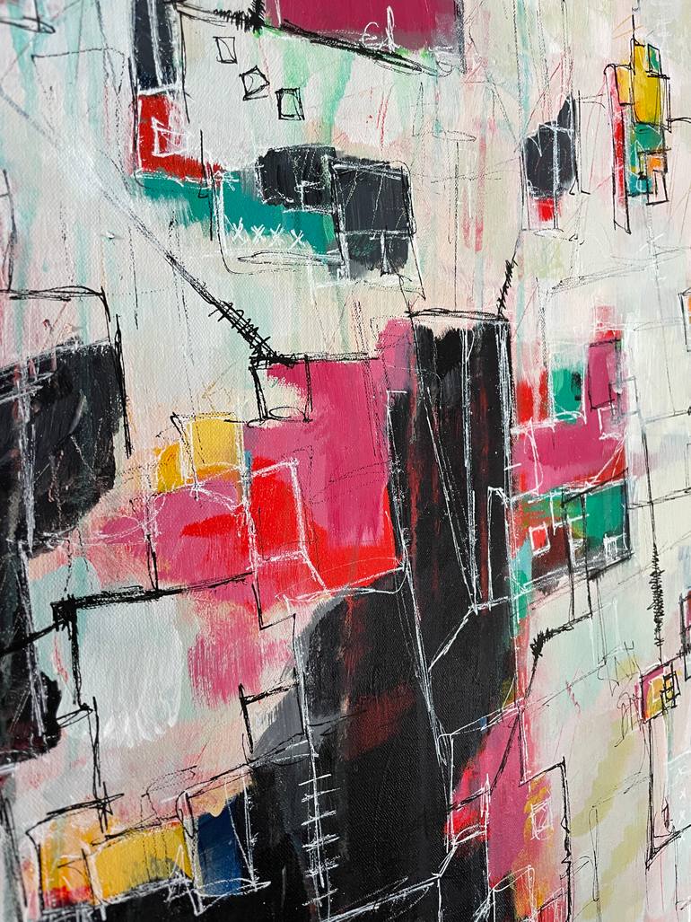 Original Abstract Expressionism Abstract Painting by Aimee Warner