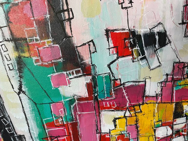 Original Abstract Expressionism Abstract Painting by Aimee Warner