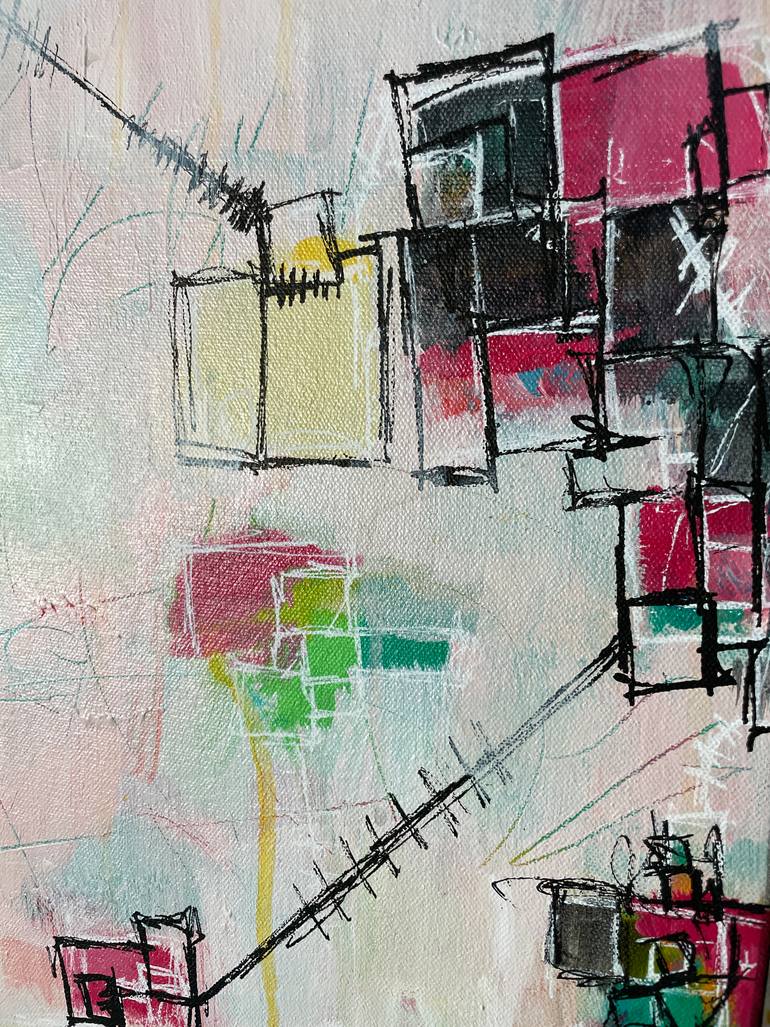Original Abstract Expressionism Abstract Painting by Aimee Warner