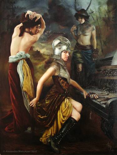 Original Realism People Paintings by Alexandra Manukyan